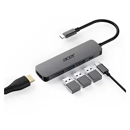 USB-Хаб Acer 5in1 USB-С (HP.DSCAB.021) - мініатюра 2