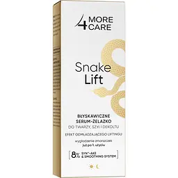 Сироватка More4Care Snake Lift Instant Serum для обличчя, шиї та декольте 35 мл - мініатюра 2