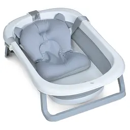 Ванна дитяча силіконова з термометром ME 1151 PLUS Gray