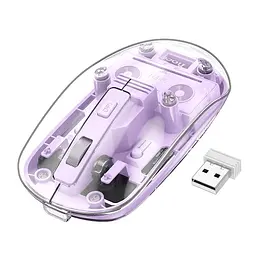 Бездротова миша Hoco GM29 Mysterious Dual-Mode Silent Wireless Mouse Purple