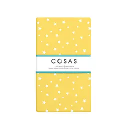 Простирадло на резинці Cosas Yellow Starfall 90х200х20 см (StarfallYellow_90x200x20) - мініатюра 3