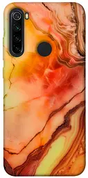 Чохол Demsky Червоний корал мармур для Xiaomi Redmi Note 8