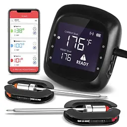 Виносний bluetooth термометр з 2 щупами Pro5 GRILLI (777432) - мініатюра 2