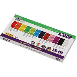 Пластилін ZiBi Kids Line 12 кольорів 192 г (ZB.6274) - мініатюра 2
