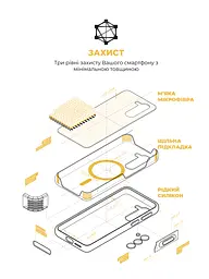 Силиконовый чехол с MagSafe для Samsung Galaxy S26 Ultra 5G, ICON2 MagCase, бежевый, противоударный, панель с мягкой подкладкой, защита всего корпуса, поддержка беспроводной зарядки, совместим с защитными стеклами и пленками, ArmorStandart (ARM88795) - мініатюра 6