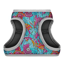 Шлея для собак м'яка Waudog Clothes з QR паспортом, малюнок Літо, XS1, В 24-27 см, З 18-20 см - мініатюра 2