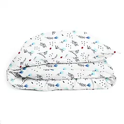 Дитяча постіль Cosas Blue WildFlowers без простирадла 110х140 см (BushLightBlue_140_2) - мініатюра 4