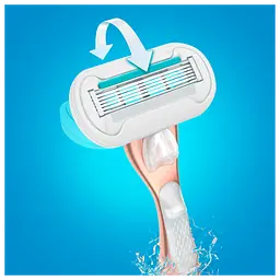 Жіноча бритва Gillette Venus Extra Smooth Sensitive Rosegold з 3 змінними касетами - мініатюра 7