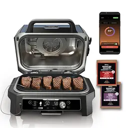 Гриль-барбекю та коптильня Ninja Woodfire Pro Connect XL (OG901EU) - мініатюра 7