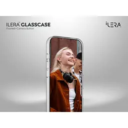Чохол iLera GlassCase + Camera Button with MagSafe для Apple iPhone 17 Frosted (ILGlCFrCb17) [150405] - мініатюра 12