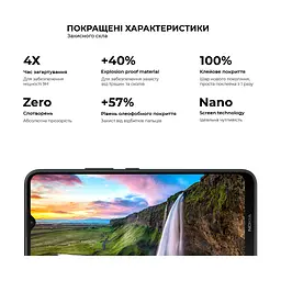 Скло захисне Armorstandart Pro Nokia C21 Plus Black (ARM62198) - мініатюра 2