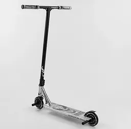 Самокат трюковий Best Scooter 69х12.5х93 см Чорно-сірий 000231442 - мініатюра 4