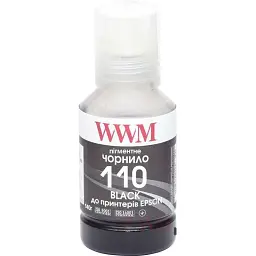 Чорнило WWM Epson M1100/M1120 (Black Pigment) 140г (E110BP)
