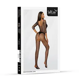 Бодістокінг Bodystocking 2048, black One Size - мініатюра 5