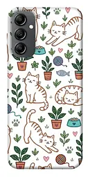 TPU чохол Demsky Cats pattern для Samsung Galaxy A14 4G/5G
