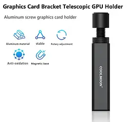 Підставка для відеокарти Coolmoon GH-120 Black (GH120-Black) - мініатюра 10