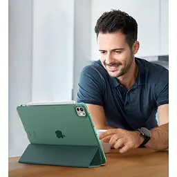 Чохол-книжка BeCover Tri Fold Hard для Apple iPad Pro 11" M4 2024 Dark Green (711727) - мініатюра 6