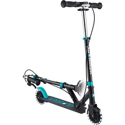 Самокат Globber Flow Element Junior Lights 50 кг чорно-бірюзовий (729-105) - мініатюра 3