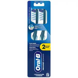 Набір зубних щіток Oral-B Pro Expert Advanced Medium середньої жорсткості темно-зелений 2 шт. - мініатюра 2