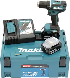 Шурупокрут акумуляторний Makita DDF485RTJ (50 Нм, 1.5-13 мм, BL, LXT) - мініатюра 8