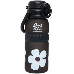 Пляшка для води СoolPack Sphera Flores Jasmine 740 мл чорна (Z32916)
