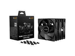 Вентилятор Be quiet! Pure Wings 3 120mm PWM Reverse 3-Pack Black (BL137) - мініатюра 4