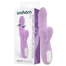 Вібратор-кролик Unihorn Bright Lavender, 20 см (фіолетовий) - мініатюра 3