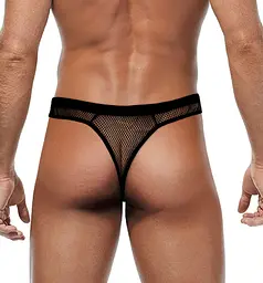 Чоловічі труси з сітки Art of Sex — Demir, колір чорний, розмір L–2XL - мініатюра 2