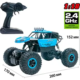 Машинка на радіокеруванні Sulong Toys 1:18 Off-road Crawler Super Sport Blue (SL-001RHB) [114187] - мініатюра 5