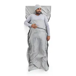 Вкладиш в спальник Sea to Summit Silk Blend Sleeping Bag Liner Mummy S Світло-сірий - мініатюра 3