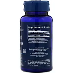 N-ацетил-L-цистеїн Life Extension NAC N-Acetyl-L-Cysteine 600 мг 60 капсул - мініатюра 2