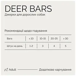 Ласощі для собак Savory Bars With Venison 100 г (4820261921120) - мініатюра 4