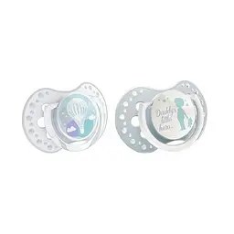 Пустушка силіконова Lovi Praud&Joy, симетрична, 0-3 міс., 2 шт. (22/844boy) - мініатюра 2