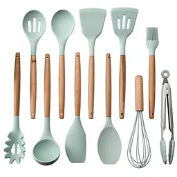 Набір кухонного приладдя Kitchen Set 12 предметів бірюзовий - мініатюра 5