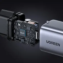Зарядний пристрій 1xUSB 30W (USB-C) Gan PD Nexode Mini Сірий CD319 Ugreen - мініатюра 6