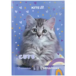 Щоденник шкільний Kite Rachael Hale 170х238 мм фіолетовий (R25-262)
