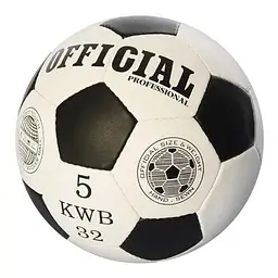 М'яч футбольний Official 2500-200 розмір 5 Чорний