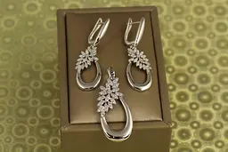 Набір Xuping Jewelry Дихання півночі сріблястий