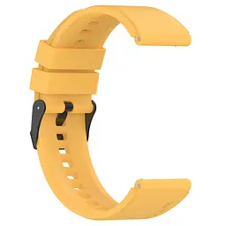 Ремінець для Samsung Galaxy Watch 5 Pro 45mm - жовтий ширина кріплення 20мм силікон Watchbands GT (W45-4WB76404013) - мініатюра 3