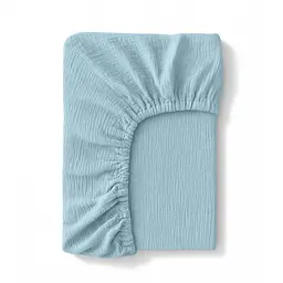 Простирадло на резинці муслін 200x220 AQUAMARINE COSAS (4822052497593)