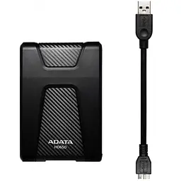 Зовнішній жорсткий диск Adata HD650 1TB Black (AHD650-1TU31-CBK) - мініатюра 6