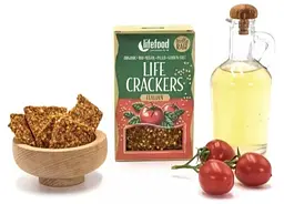 Крекери Lifefood Life Crackers Італійські органічні 90 г - мініатюра 2