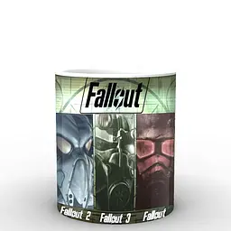 Кухоль GeekLand Fallout Фаллаут постер FT.02.011 330 мл білий - мініатюра 2