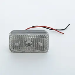 Габарит прямокутний GMAK 75х45х20 мм / 12/24V / без ламп / Білий 1 шт. (G17)