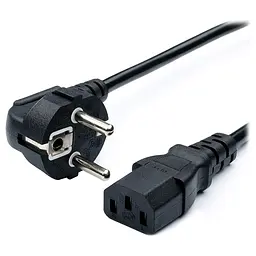 Кабель живлення Kingda 13-CEE 7/7), 3 м, 1.0 мм2, (PC6065-3m)