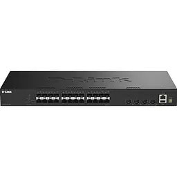 Комутатор D-Link DGS-1530-28S 24-Port SFP L2+/L3 Lite Smart Managed (DGS-1530-28S/E) - мініатюра 2