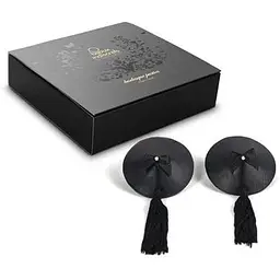 Пестіс Bijoux Indiscrets Burlesque pasties Original Black - мініатюра 3