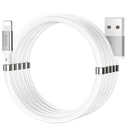 USB Cable Hoco U91 Magic Magnetic Lightning White 1m
