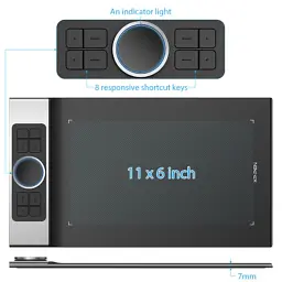 Графічний планшет XP-Pen Deco Pro Black (Deco Pro M) - мініатюра 7
