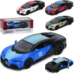 Машина KT5423WF інерція,метал,12,5см1:38,відчиняються двері,гумові колеса,4 кольори,кор.16-7-7,5см